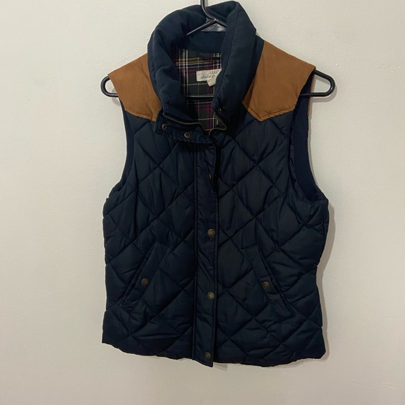 Jackets & Coats Dark Blue Bubble Vest Poshmark